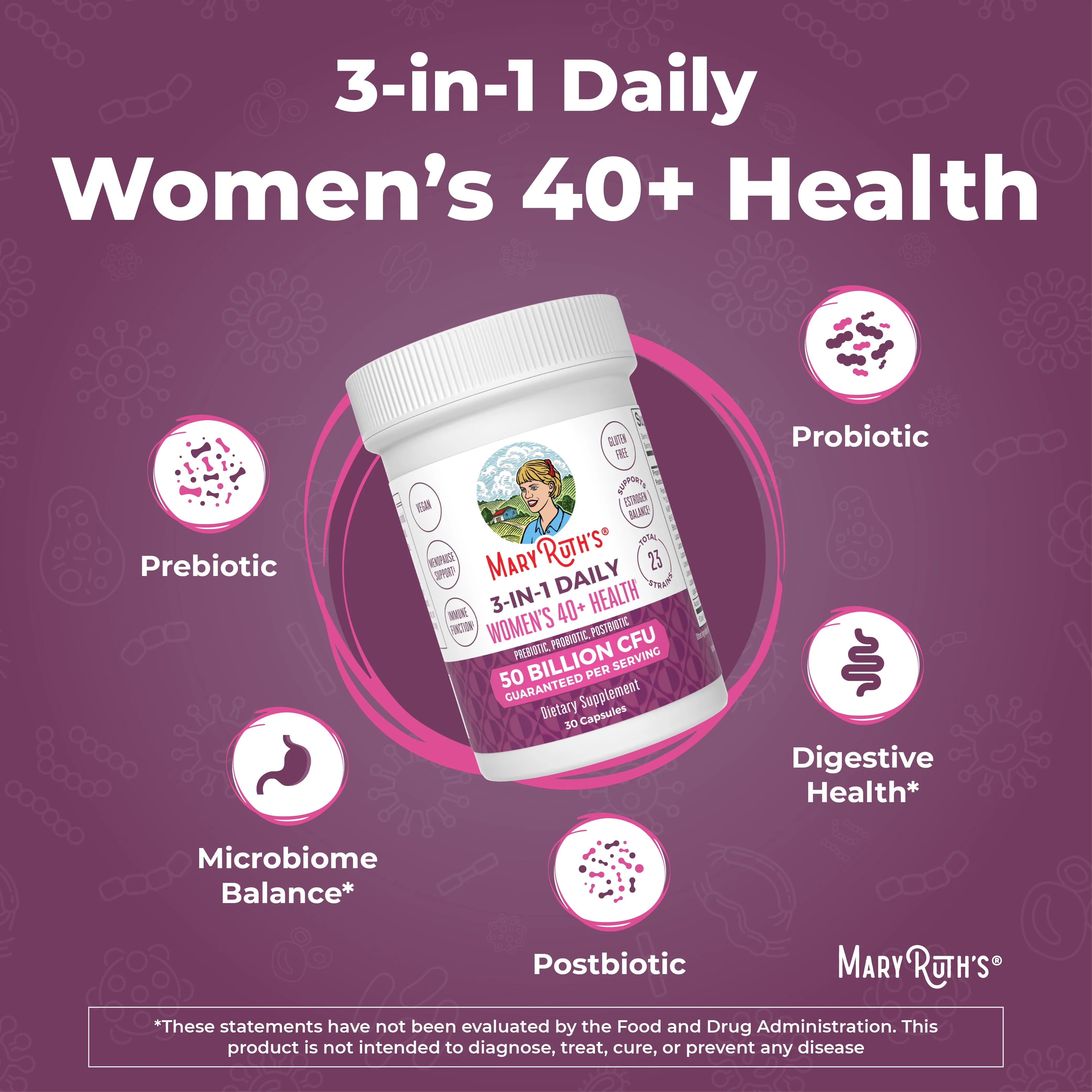 3-in-1 Women's 40  Daily Health Capsules