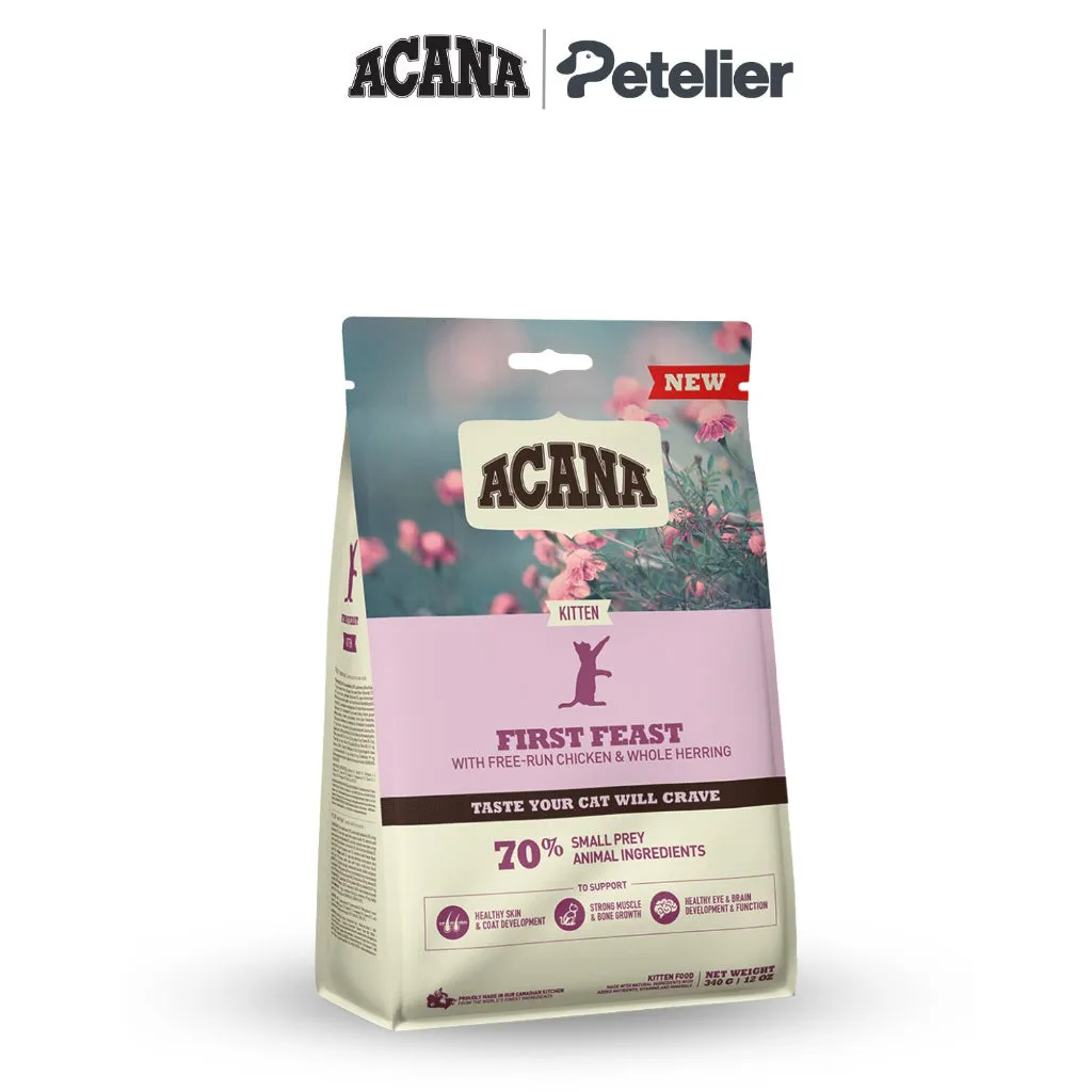 Acana First Feast Kitten 340g Cat Dry Premium Food, All Natural Biologically-Approriate