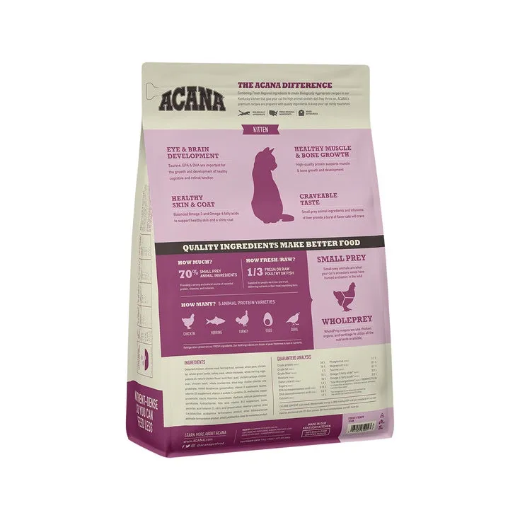 Acana First Feast Kitten 340g Cat Dry Premium Food, All Natural Biologically-Approriate