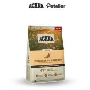 Acana Homestead Harvest Cat 1.8 kg Dry Premium Food, All Natural Biologically-Approriate