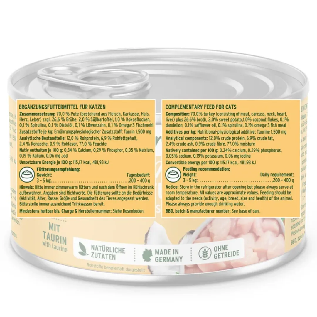 AniForte PureNature Fine Turkey Wet Cat Food