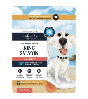 Bailey Co New Zealand Freeze Dried Raw Dog Treat (King Salmon)