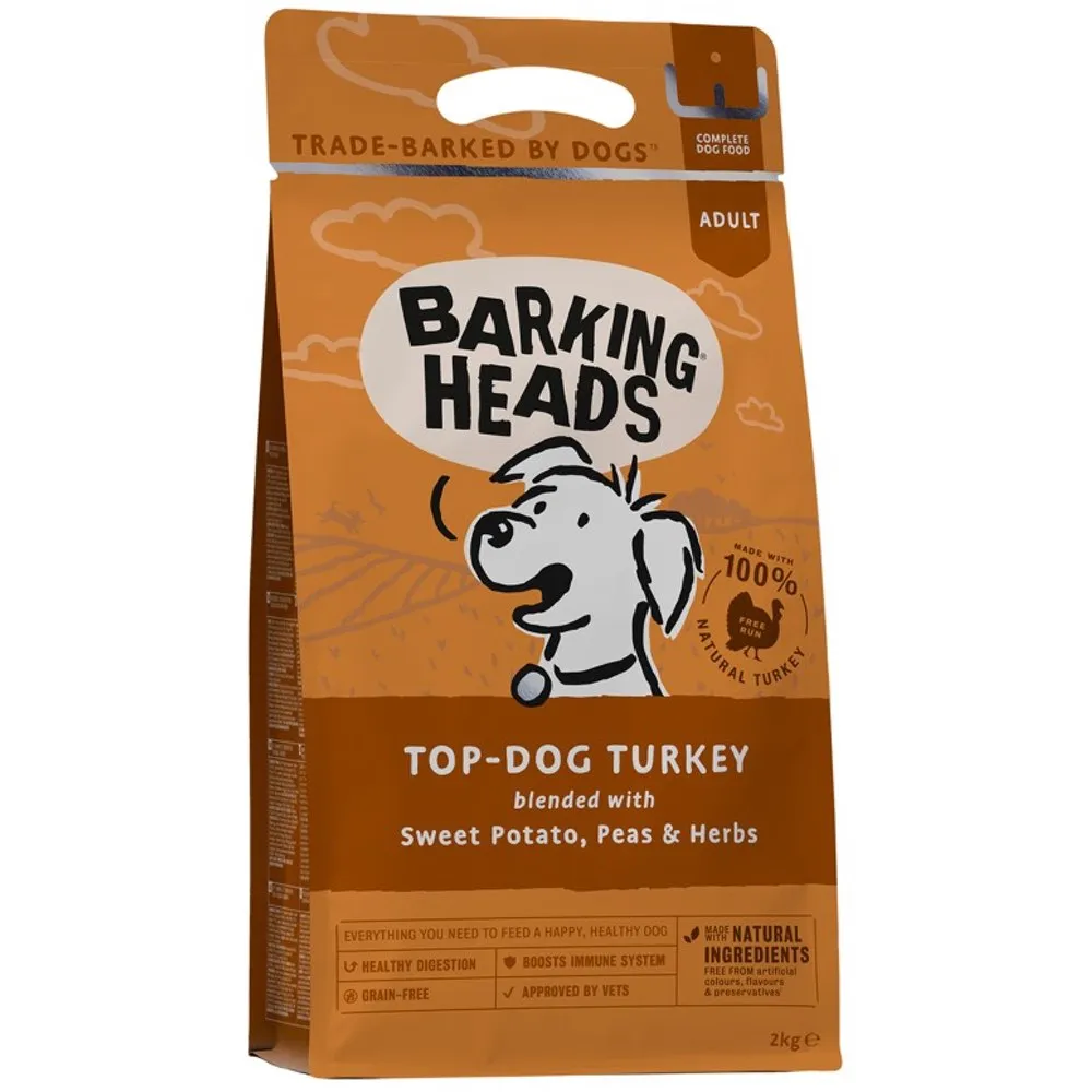 Barking Heads Top Dog Turkey Grain Free Dry Dog Food