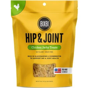 Bixbi Hip & Joint Chicken Jerky Grain-Free Dog Treats 142g