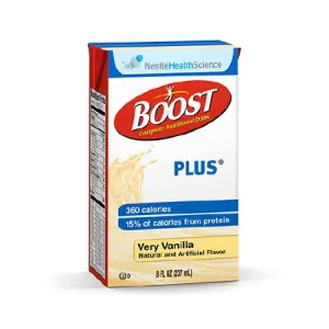 Boost Kid Essentials Plus Oral Supplement, Very Vanilla, 8 oz. Tetra Brik, Ready to Use, 108 Pack