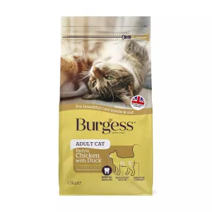 Burgess Complete Adult Dry Cat Food Rich in Chicken & Duck