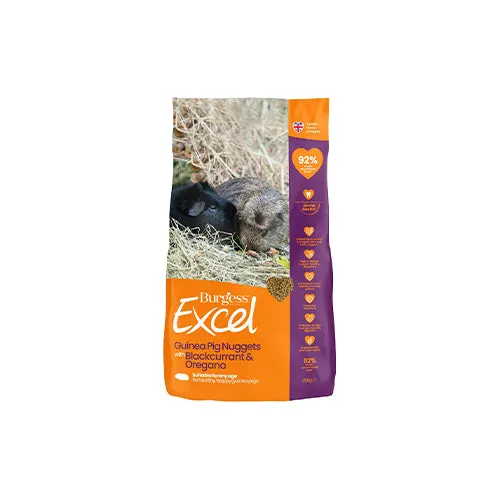 Burgess Excel Guinea Pig Nuggets With Blackcurrant & Oregano 1.5kg