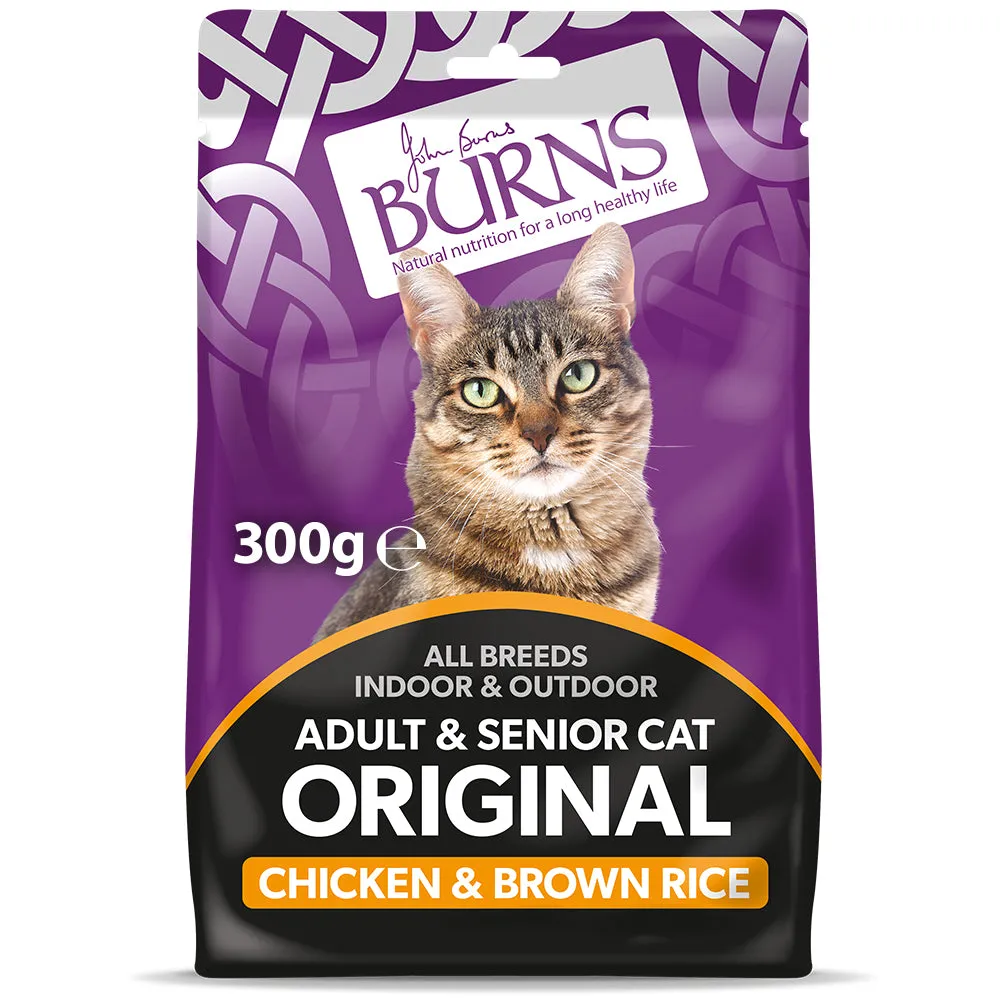 Burns | Original Cat Food | Gluten Free Chicken & Brown Rice - Adult & Senior