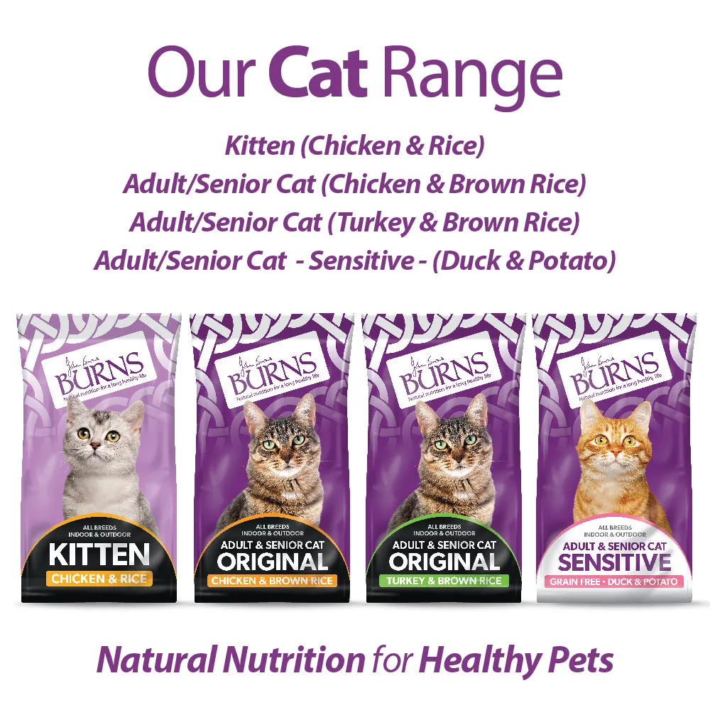 Burns | Original Cat Food | Gluten Free Chicken & Brown Rice - Adult & Senior