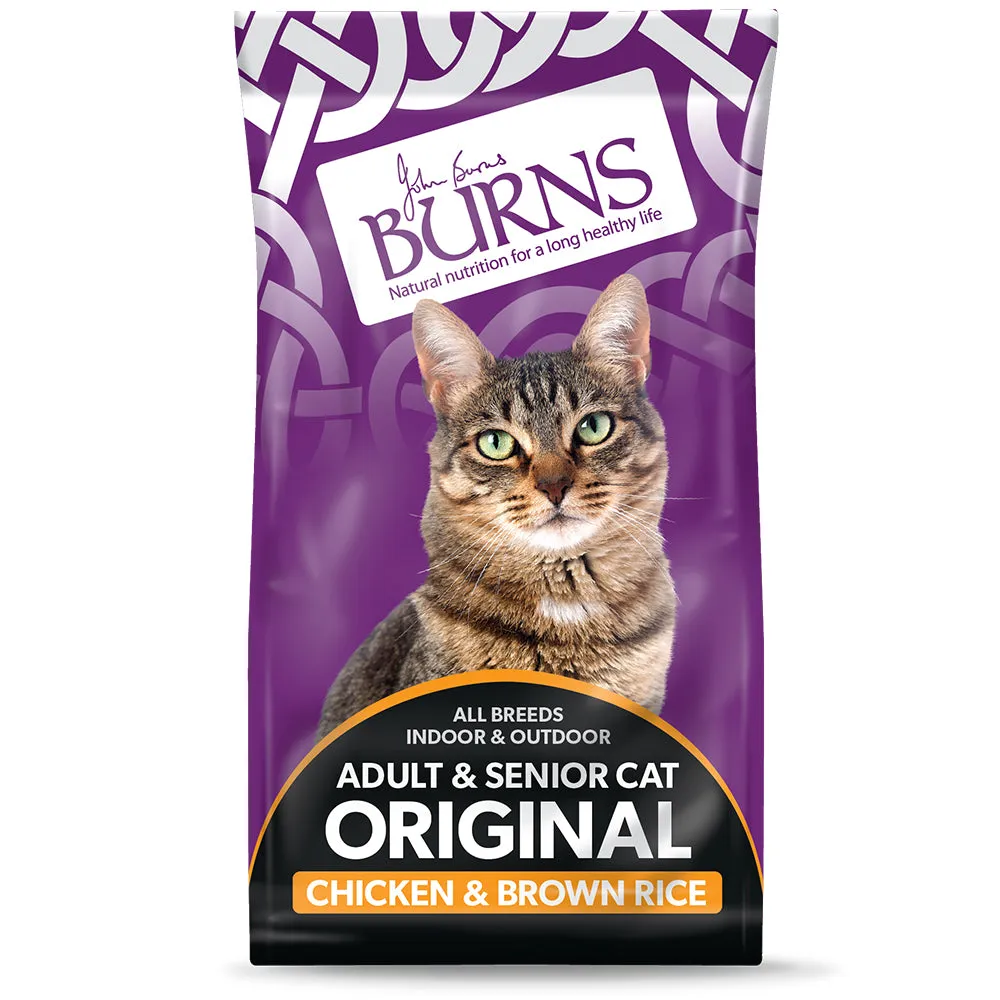 Burns | Original Cat Food | Gluten Free Chicken & Brown Rice - Adult & Senior