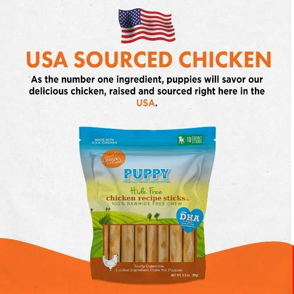 Canine Naturals Hide Free Chicken Sticks Puppy Chew