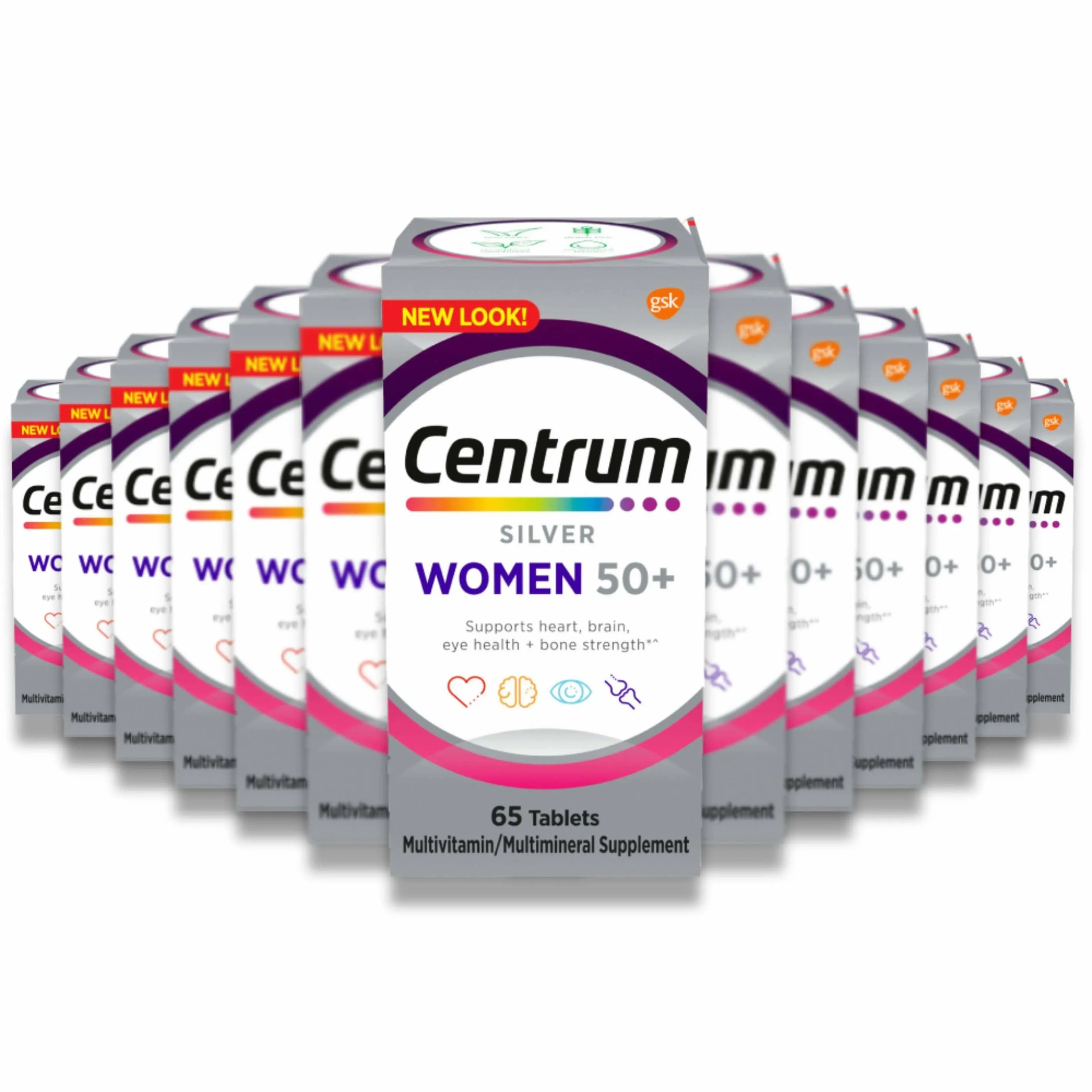 Centrum - Centrum Silver Women 50  Multivitamin - 65 Tablets - 12 Pack