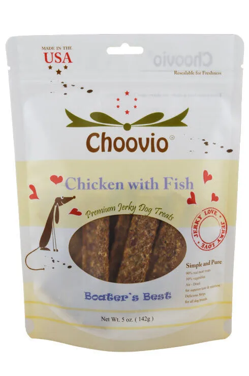 Choovio Chicken With Fish Jerky