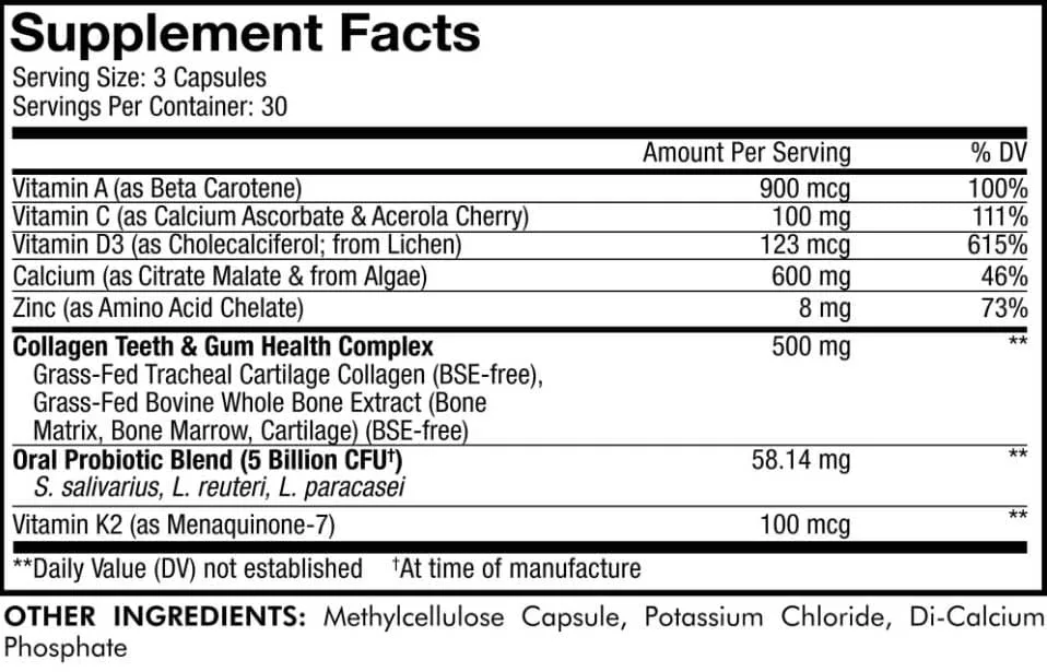 Codeage Teeth & Gums Vitamins