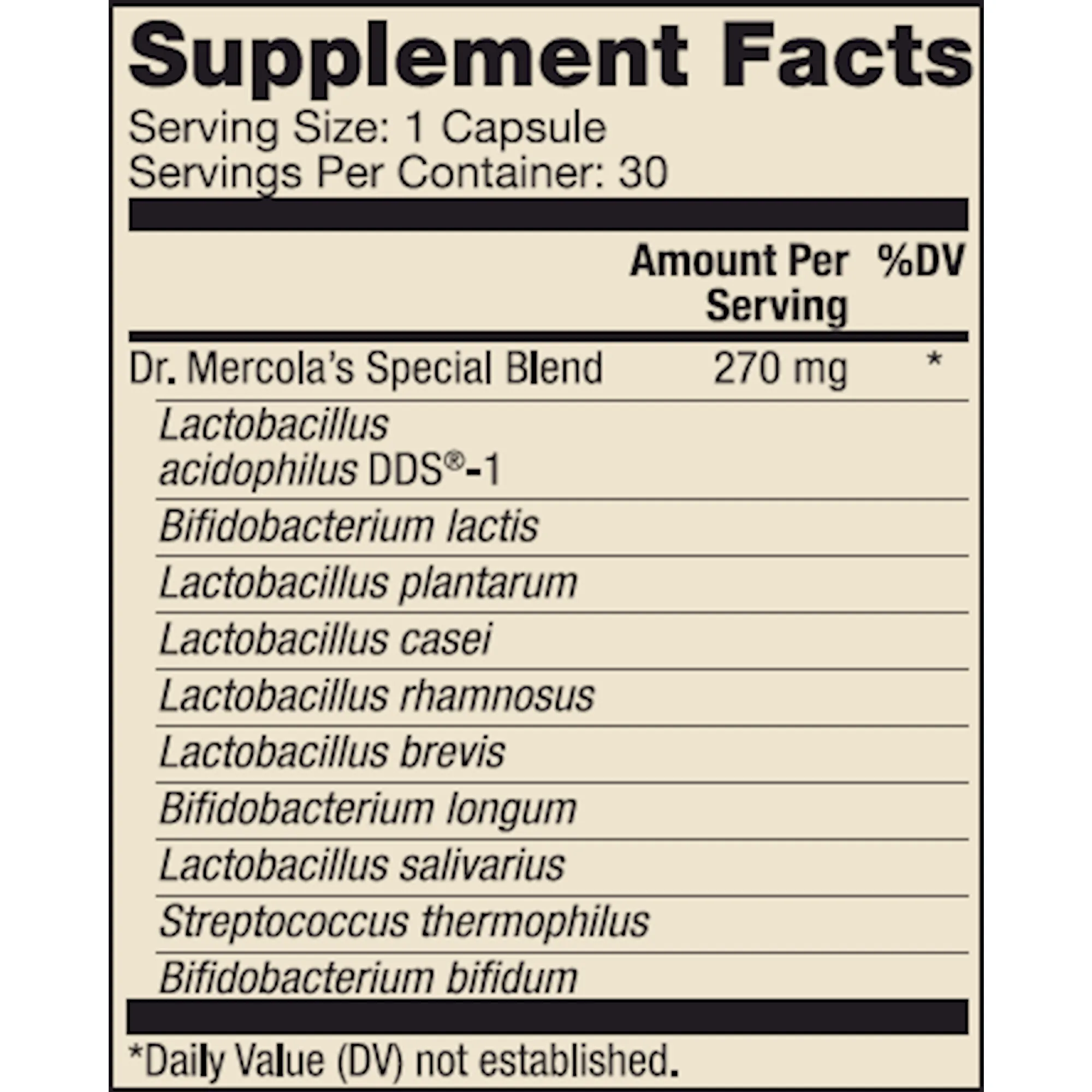 Complete Probiotics 70 Bill CFU