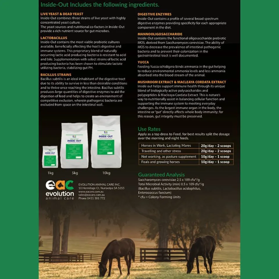 EAC In-side Out Horse Formula