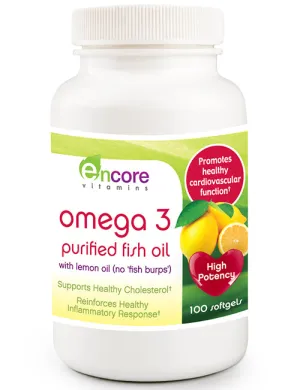 Encore Omega 3 Lemon