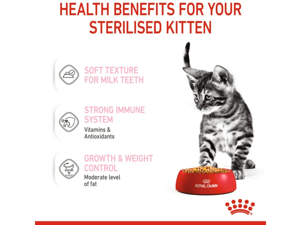 Feline Health Nutrition Kitten Sterilised Jelly 12x85g (WET FOOD - Pouches)