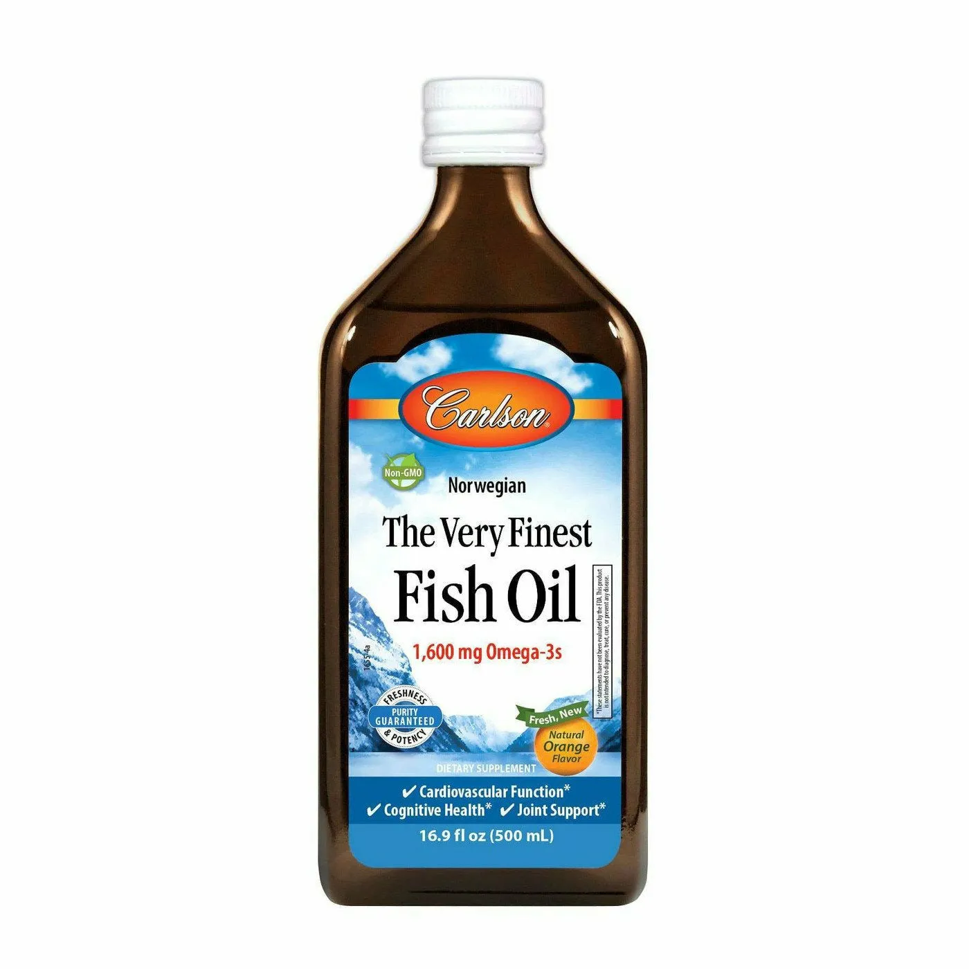 Fish Oil orange 500 ml by Carlson Labs