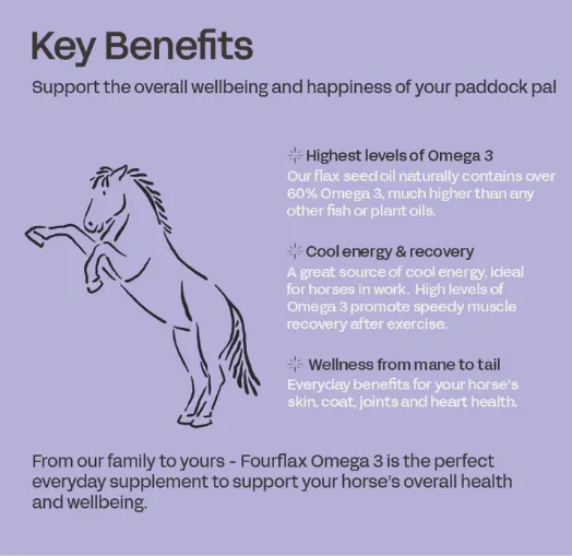 Four Flax Equine Omega 3