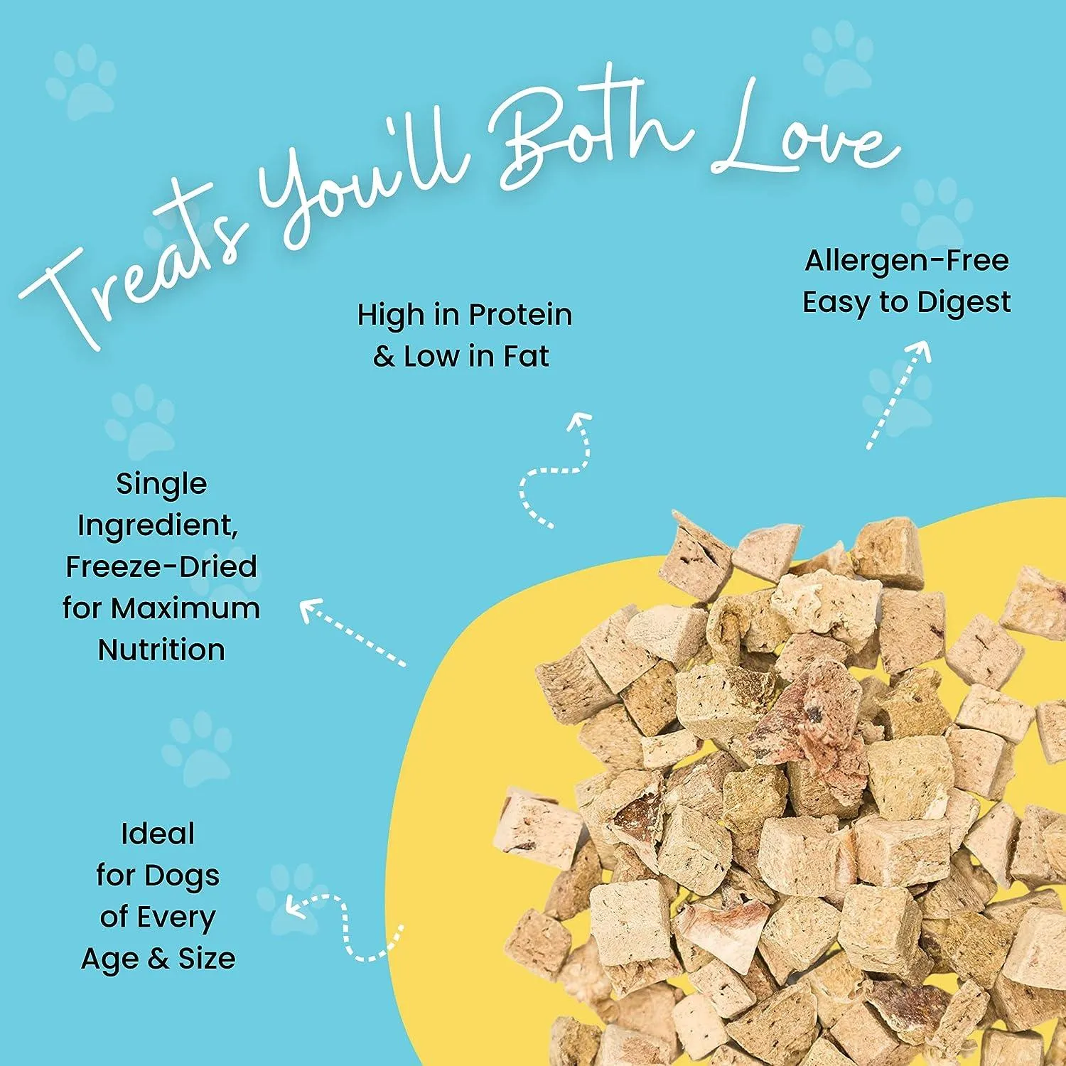 Freeze Dried Beef Hearts for Dogs & Cats