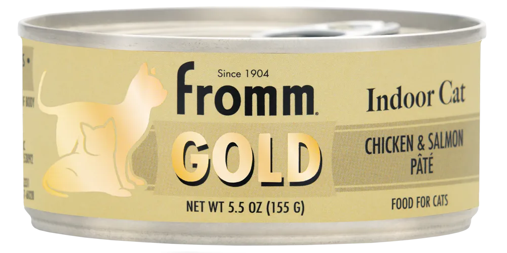 Fromm Gold Indoor Cat Chicken & Salmon Pâté Cat Food (3 oz)