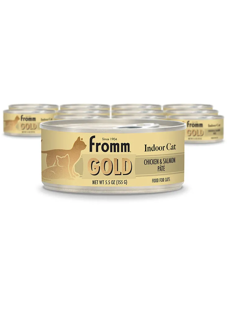 Fromm Gold Indoor Cat Chicken & Salmon Pâté Cat Food (3 oz)