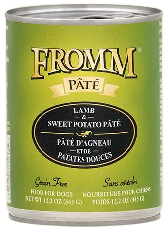 Fromm Grain Free Lamb & Sweet Potato Pate Canned Wet Food for Dogs