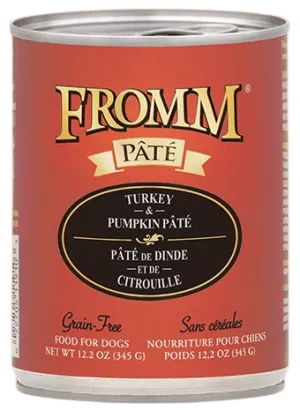 Fromm Grain Free Turkey & Pumpkin Pate Canned Wet Food for Dogs