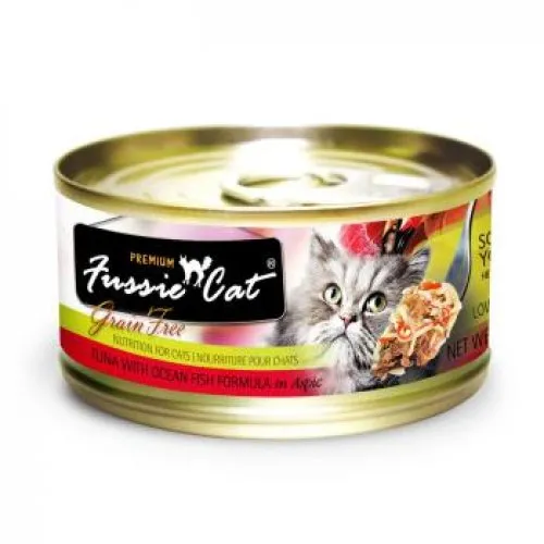 Fussie Cat Tuna with Oceanfish Wet Cat Food