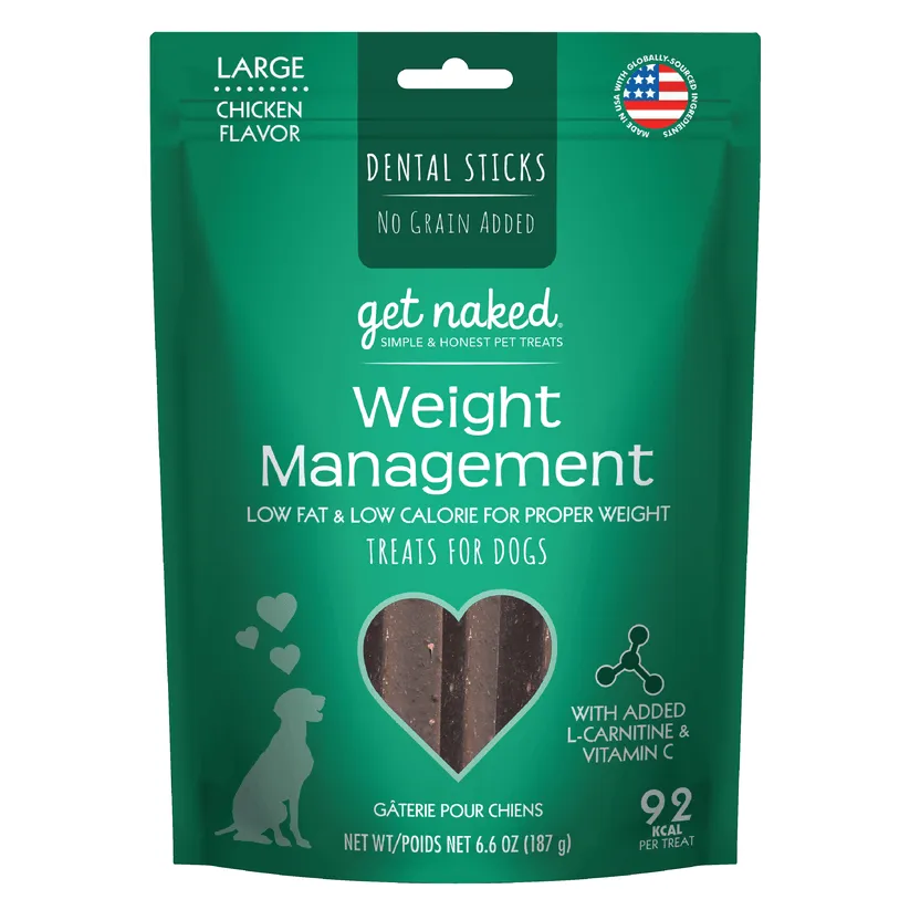 Get Naked® Weight Management Dog Dental Chew Sticks