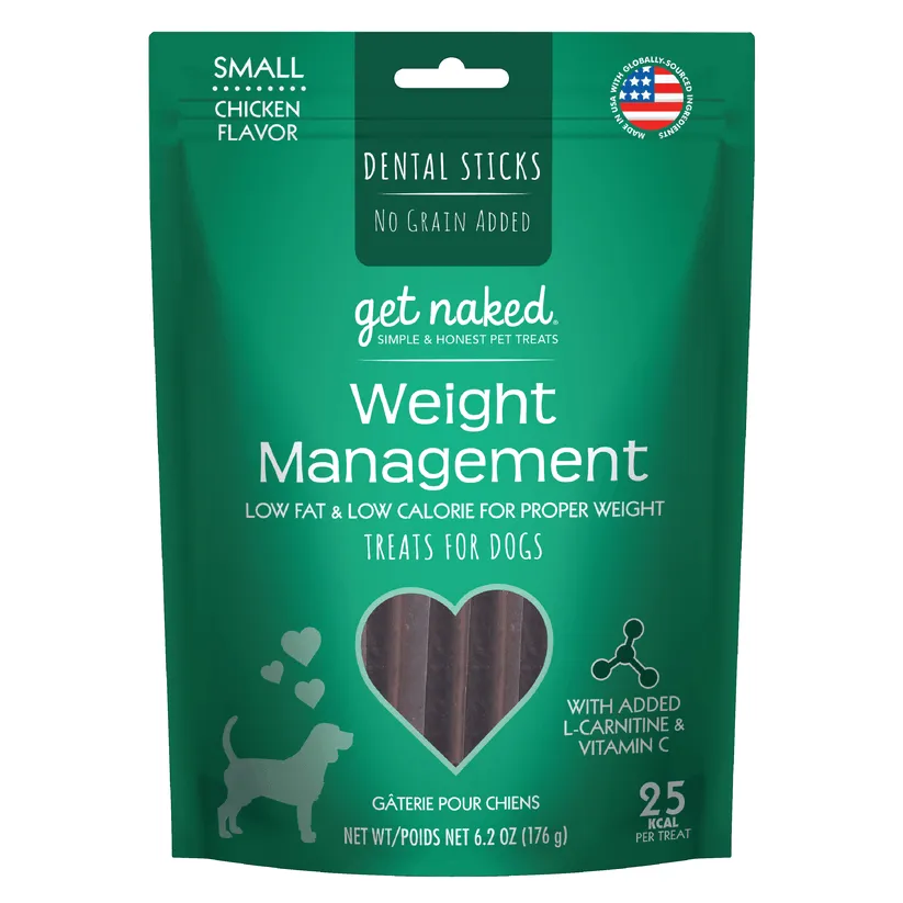 Get Naked® Weight Management Dog Dental Chew Sticks