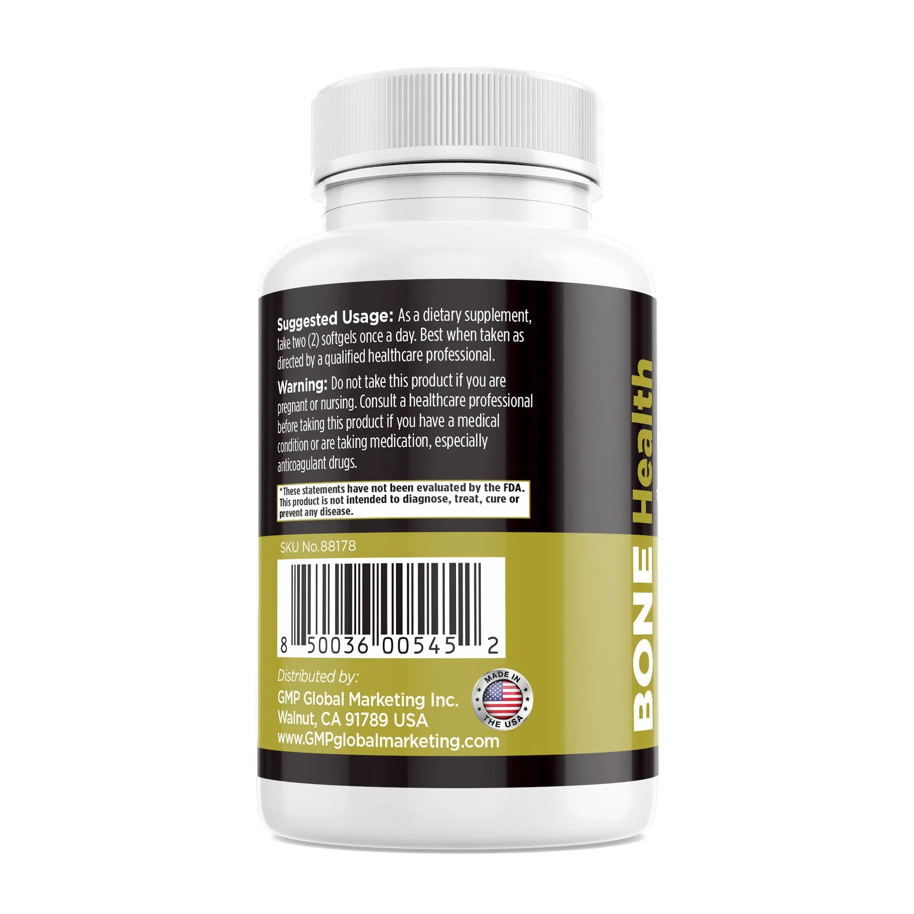 GMP Vitas® Bone Health Vitamin K2 100 mcg 60 Softgels