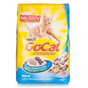 Go Cat | Dry Cat Food | Adult | Tuna, Herring & Vegetables - 10kg