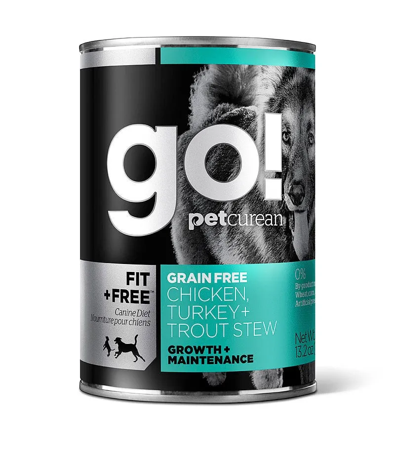 GO! FIT   FREE Grain Free Canned Dog Food; available in different formulas