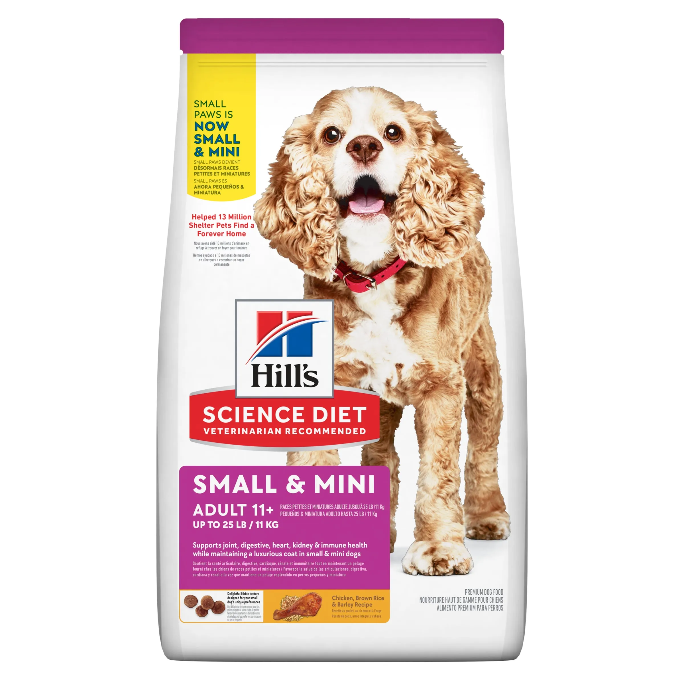 Hill's Science Diet Small & Mini Senior Adult 11  Dry Dog Food 2.04kg