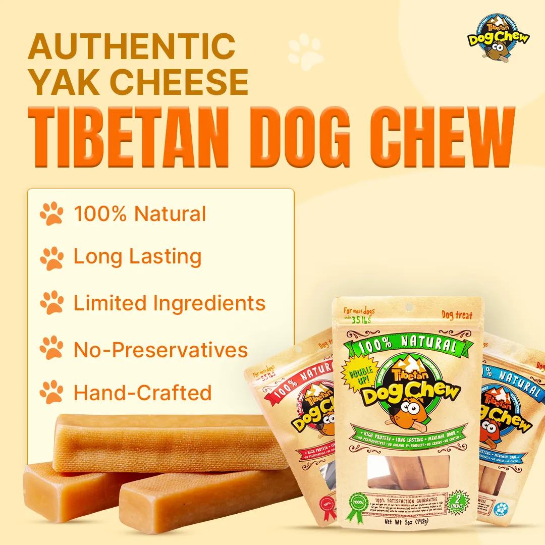 Holiday Delight Tibetan Dog Chew (Small) - 28 Sticks