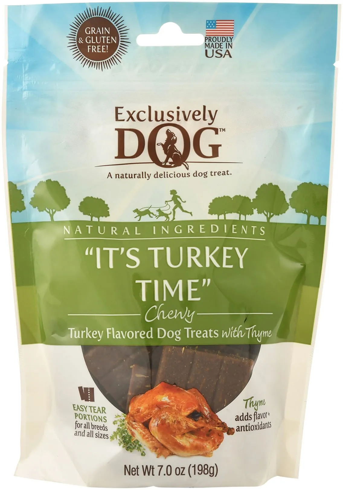 It's Turkey Time Chewy Dog Treats