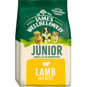 James Wellbeloved Lamb & Rice Junior