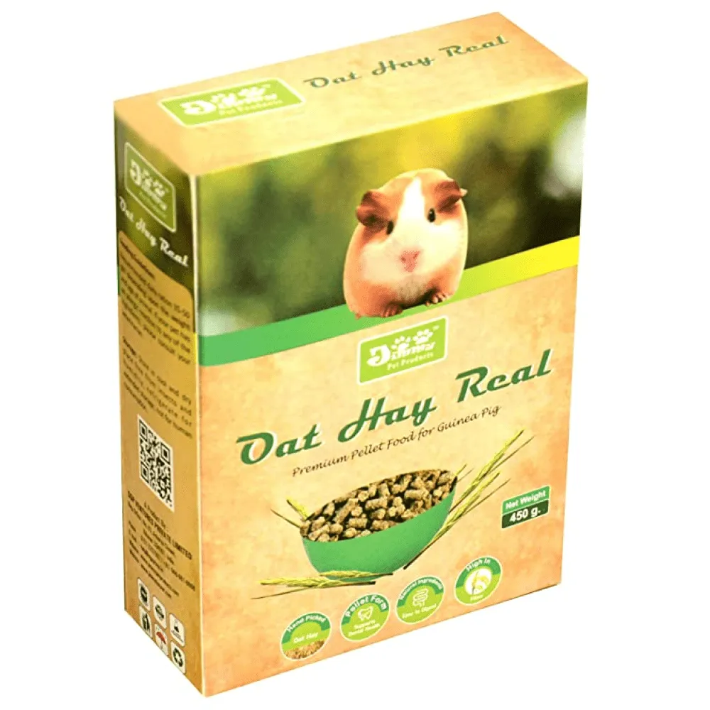 JiMMy Oat Hay Real High Fiber Pellet Guinea Pig Food (Limited Shelf Life) (Buy 1 Get 1)