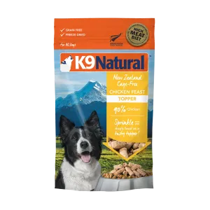 K9 Natural Dog Freeze Dried NZ Cage-Free Chicken Feast Toppers 100g