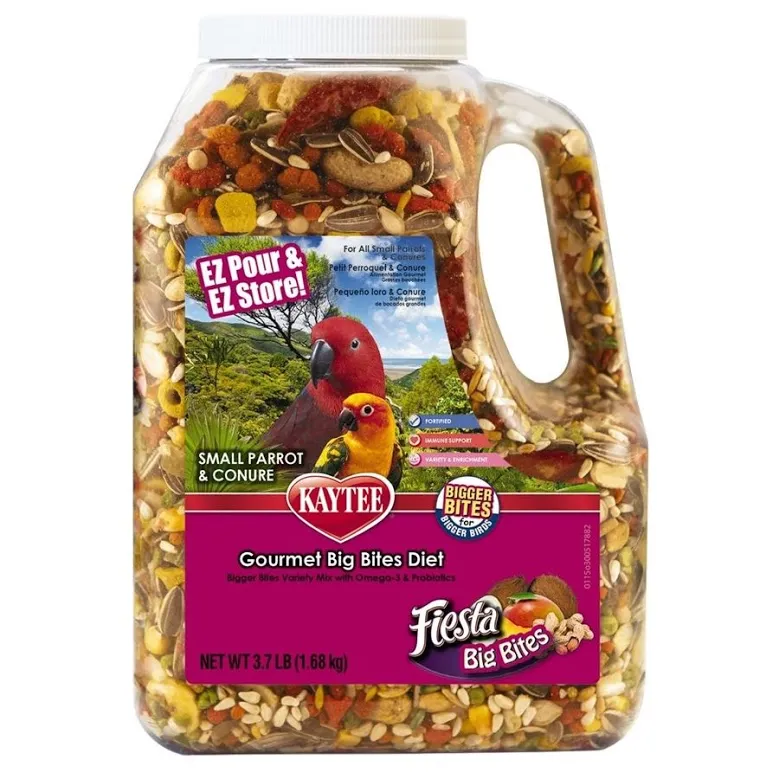 Kaytee Fiesta Big Bites Parrot Jar 3.75lb