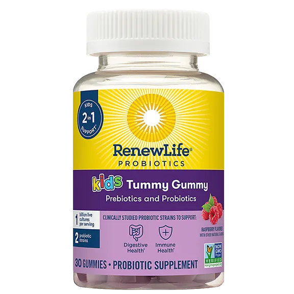 Kids Tummy Gummy Probiotics 1 Billion CFU, 30 Gummies