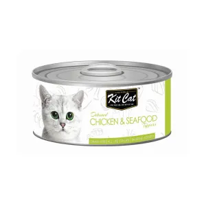 Kit-Cat Tin- Chicken & Seafood Toppers