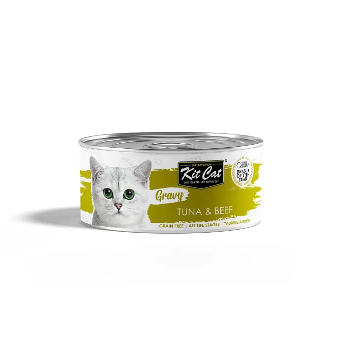 KitCat Gravy Tuna & Beef 70g