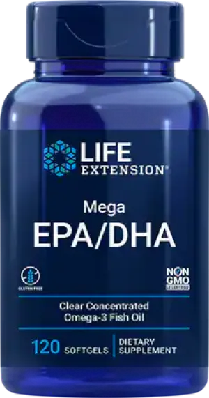 Mega EPA/DHA by Life Extension, 120 capsules