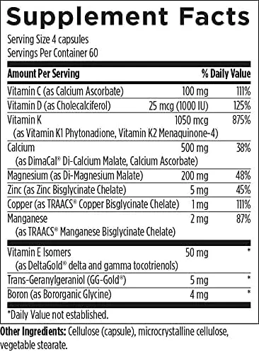 Multivitamin Designs for Health OsteoForce Premium Bone Support Supplement, 240 pcs.