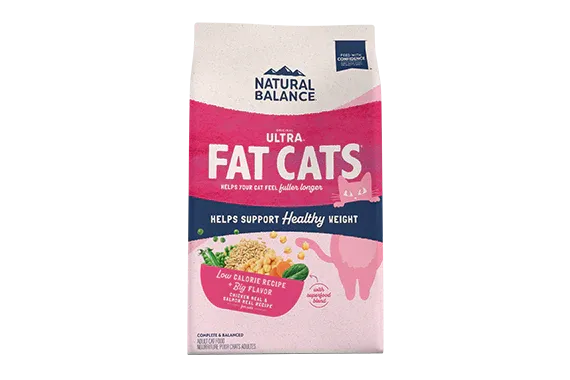 Natural Balance Fat Cats Chicken Meal & Salmon Meal Recipe Cat Food