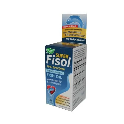 Nature's Way Super Fisol Fish Oil - 90 Softgels