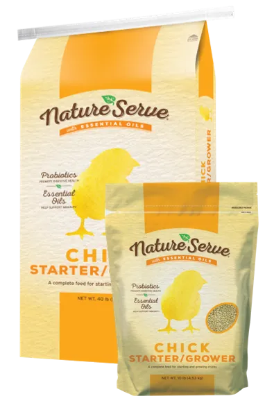 NatureServe Non-Medicated Chick Starter and Grower Feed